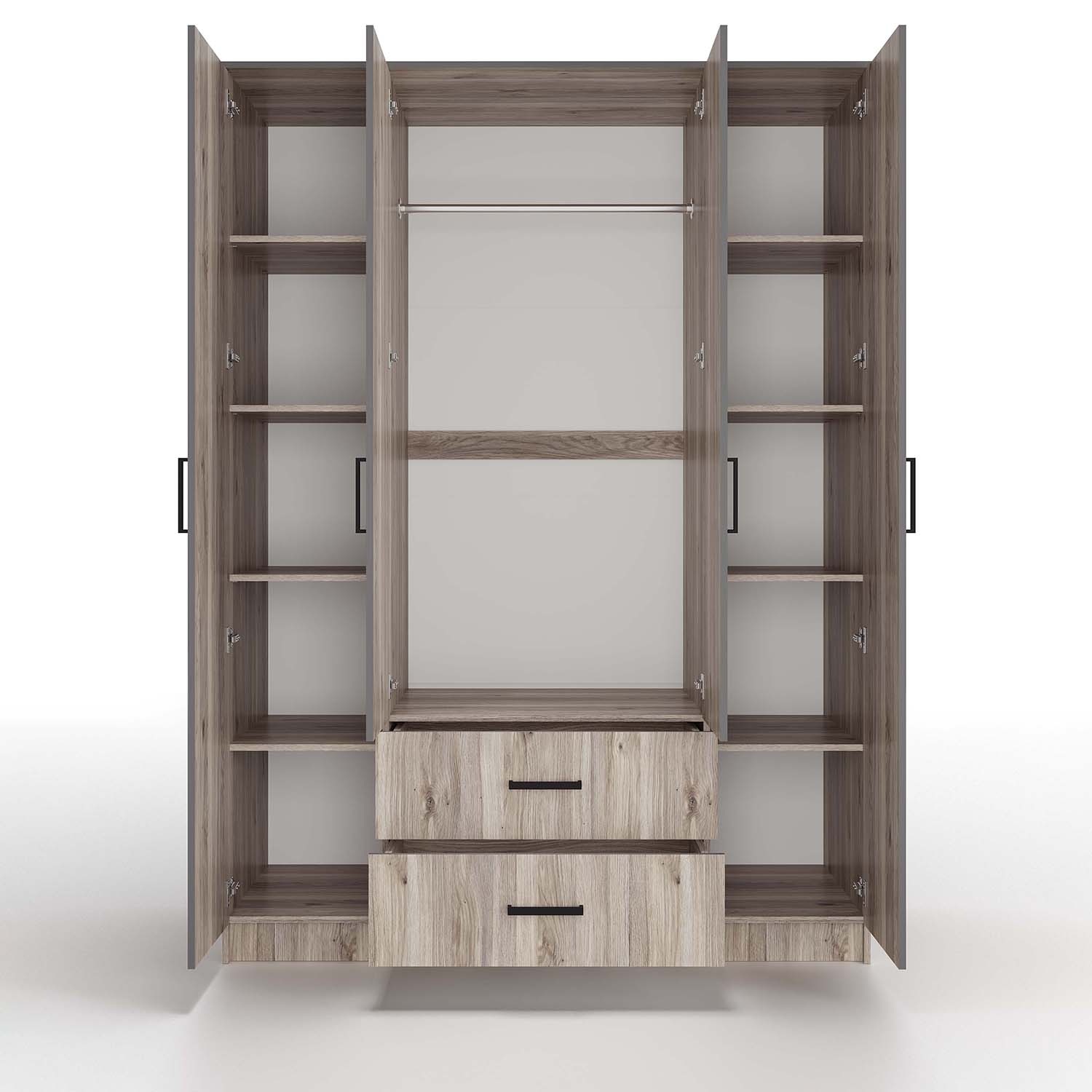 Шкаф 4-х створчатый Титан